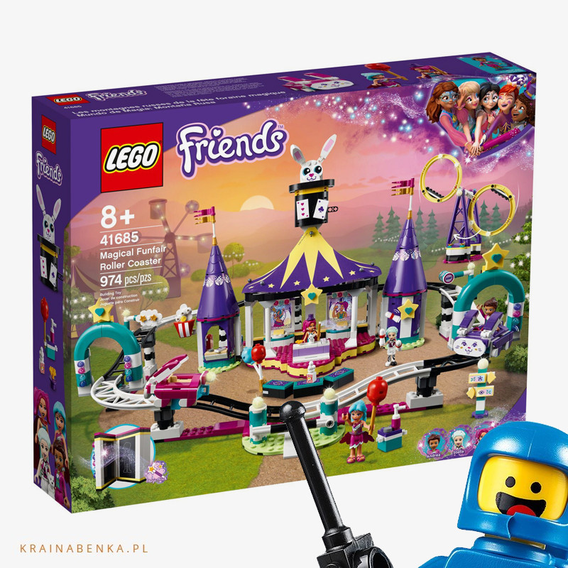 LEGO® 41685 Friends - Magiczne wesołe miasteczko z kolejką górską