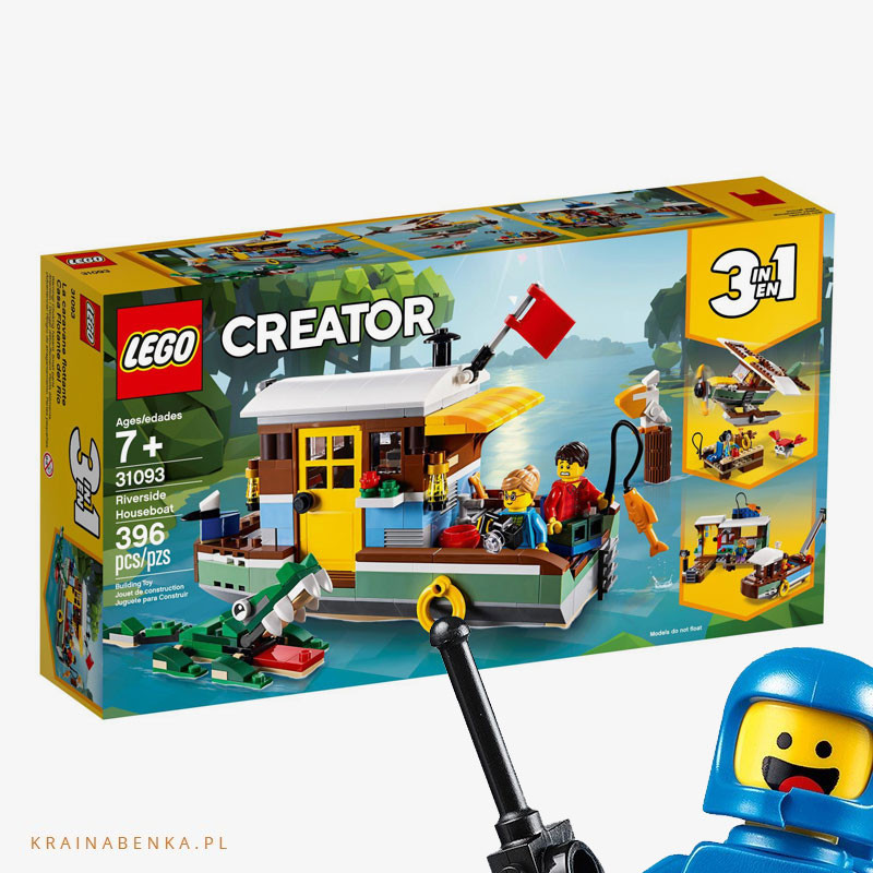 LEGO® 31093 Creator 3w1 - Łódź mieszkalna