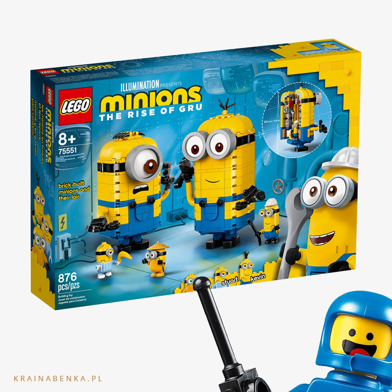 LEGO® 75551 Minions - Minionki z klocków i ich gniazdo